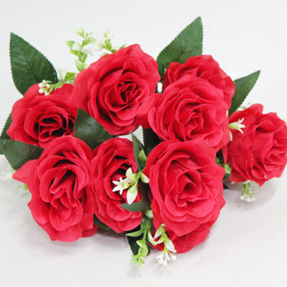 열매장미부쉬조화(빨강)12줄기