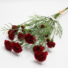 카네이션조화번들(레드)3줄기