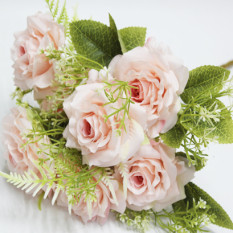 시카로로즈부쉬 조화(핑크)7줄기