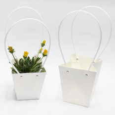 칼라방수쇼핑백(아이보리)10개