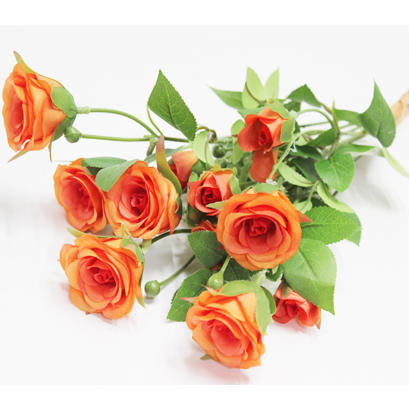 라비니로즈번들 조화(오렌지)