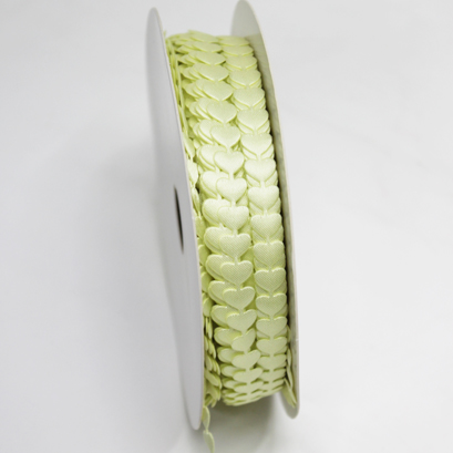 직선하트리본 0.8cm(미색)20yd