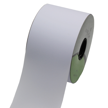 컴,무광)파스텔공단9cm(백색)프린트리본(95yd)