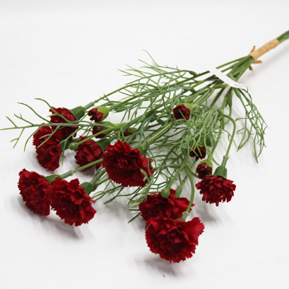 카네이션조화번들(레드)3줄기