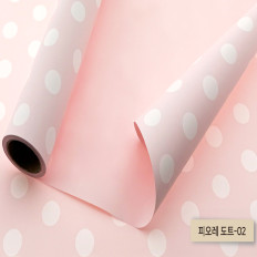 피오레도트 무광포장지80g(02핑크)10M